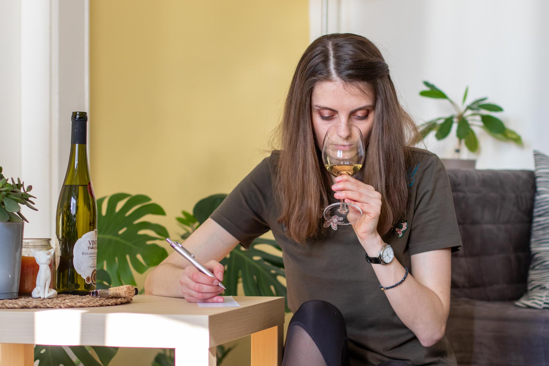 jak správně degustovat víno, degustační lístek, VINIUM