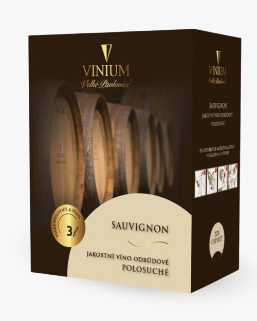 Sauvignon, jakostní víno odrůdové 3 l