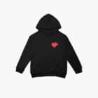 Černá dámská mikina víno je láska