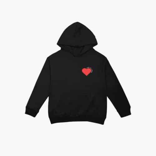 Černá dámská mikina víno je láska