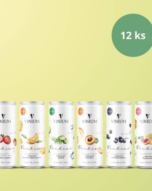 Mix Perlivých plechovek (12 ks)