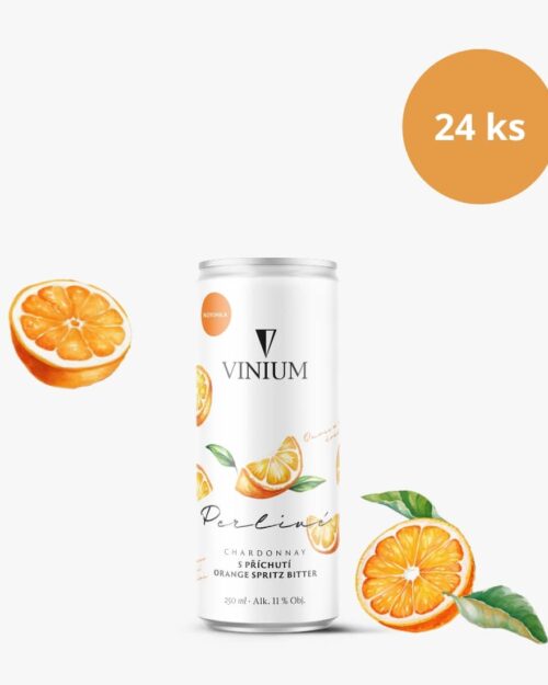 Perlivé Chardonnay s chutí orange spritz bitter (24 ks)