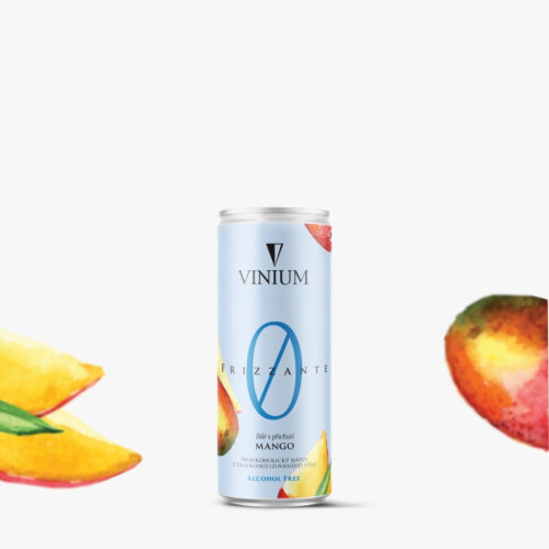 Nealkoholické Frizzante s příchutí mango (8 ks)