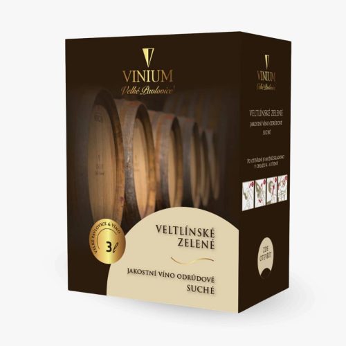 bib-veltlinske-zelene Veltlínské zelené, jakostní víno odrůdové 3 l