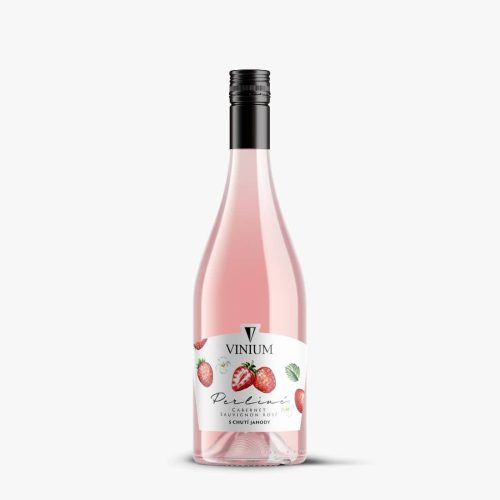 perlive-jahoda-1 Perlivé Cabernet Sauvignon rosé s chutí jahody